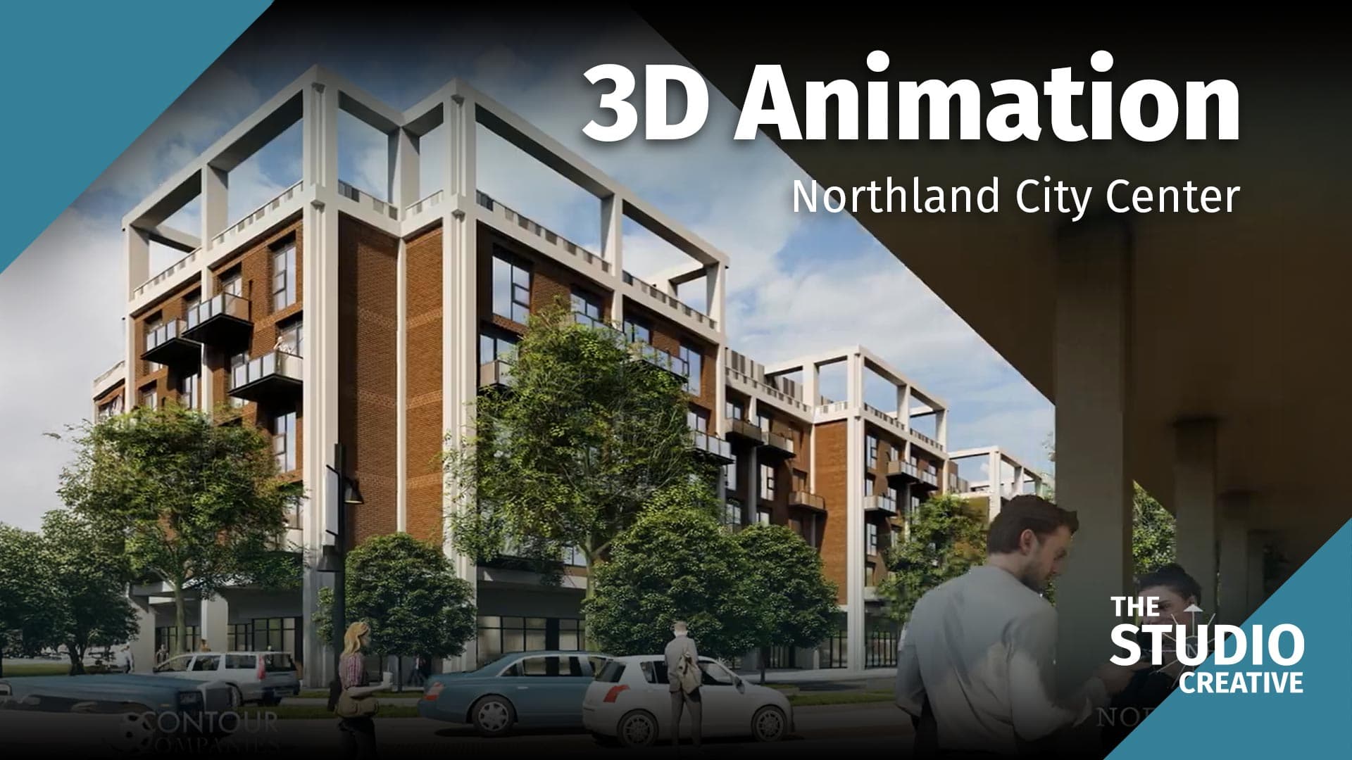 Northland City Center, Residential Development 3D Animation: video thumbnail, produced by The Studio Creative