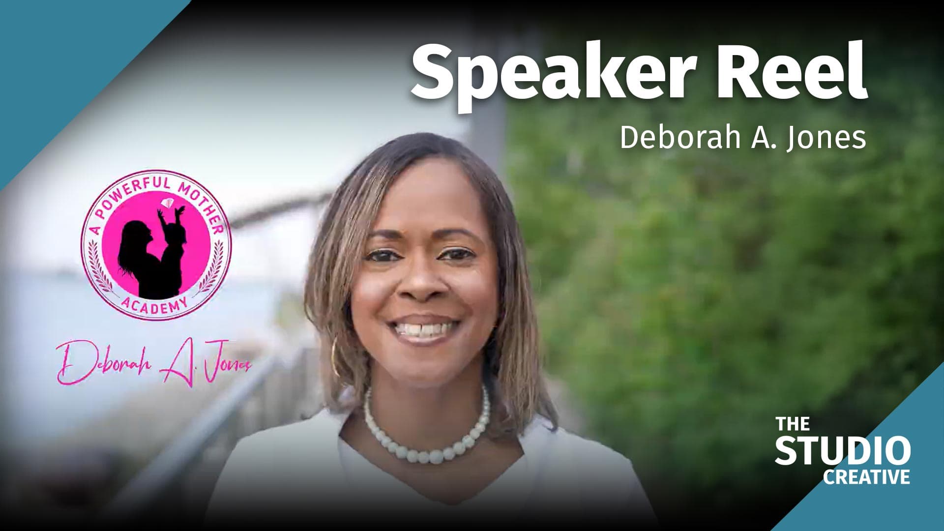 Deborah A. Jones Speaker Reel: video thumbnail, produced by The Studio Creative