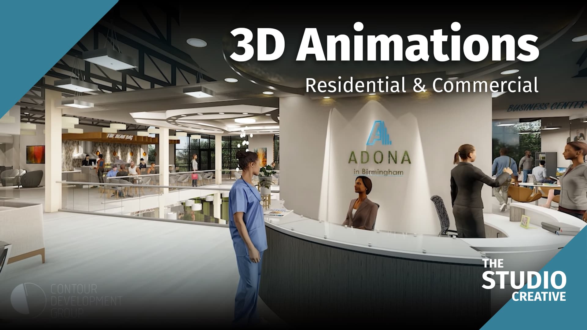 Adona in Birmingham, Residential Development 3D Animation: video thumbnail, produced by The Studio Creative