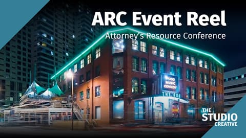 ARC Commercial, Attorneys Resource Conference: video thumbnail, produced by The Studio Creative