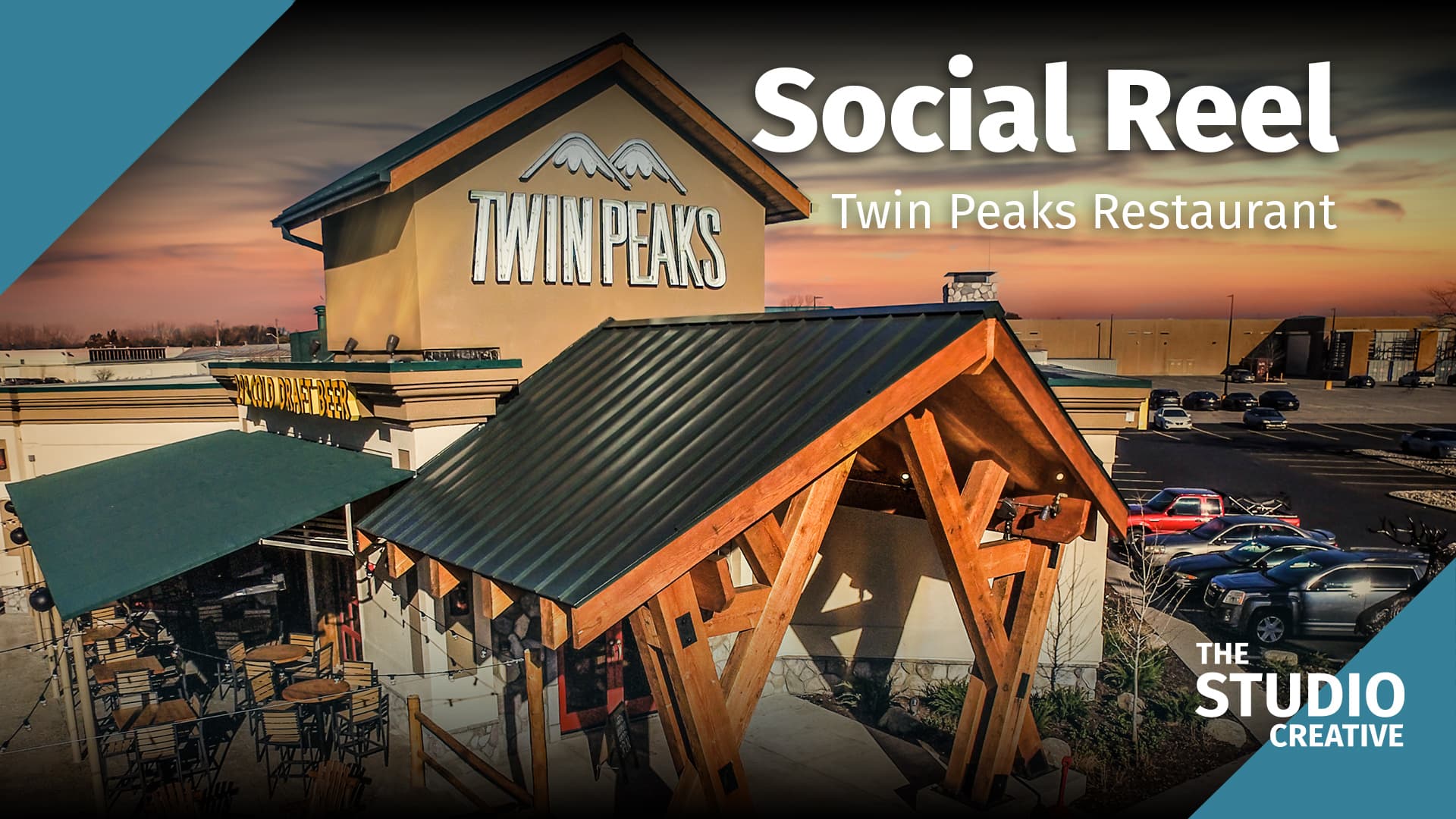 Twin Peaks Restaurants, Social Reel: video thumbnail, produced by The Studio Creative