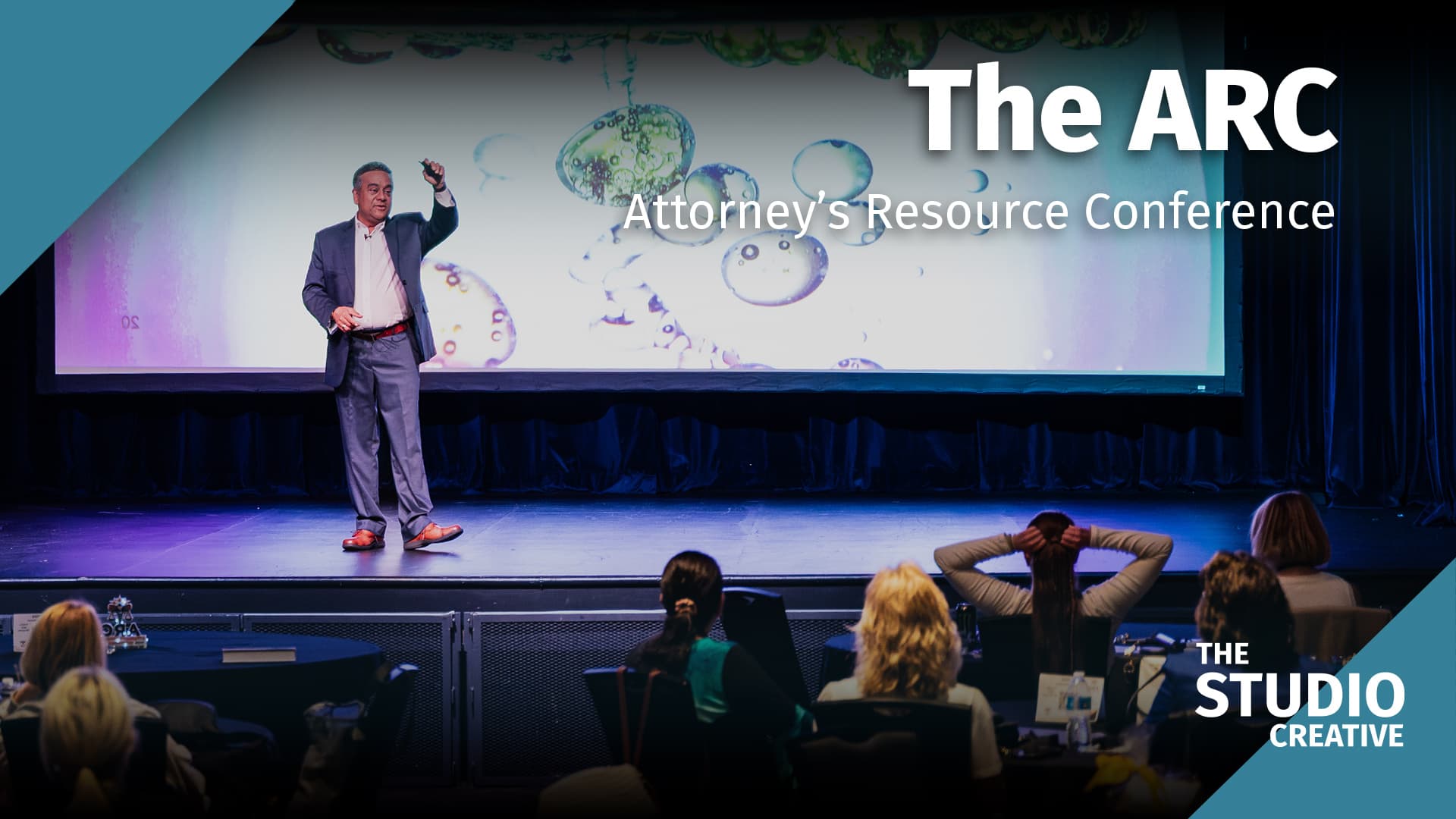 The ARC, Speaker interviews, cut on site: video thumbnail, produced by The Studio Creative