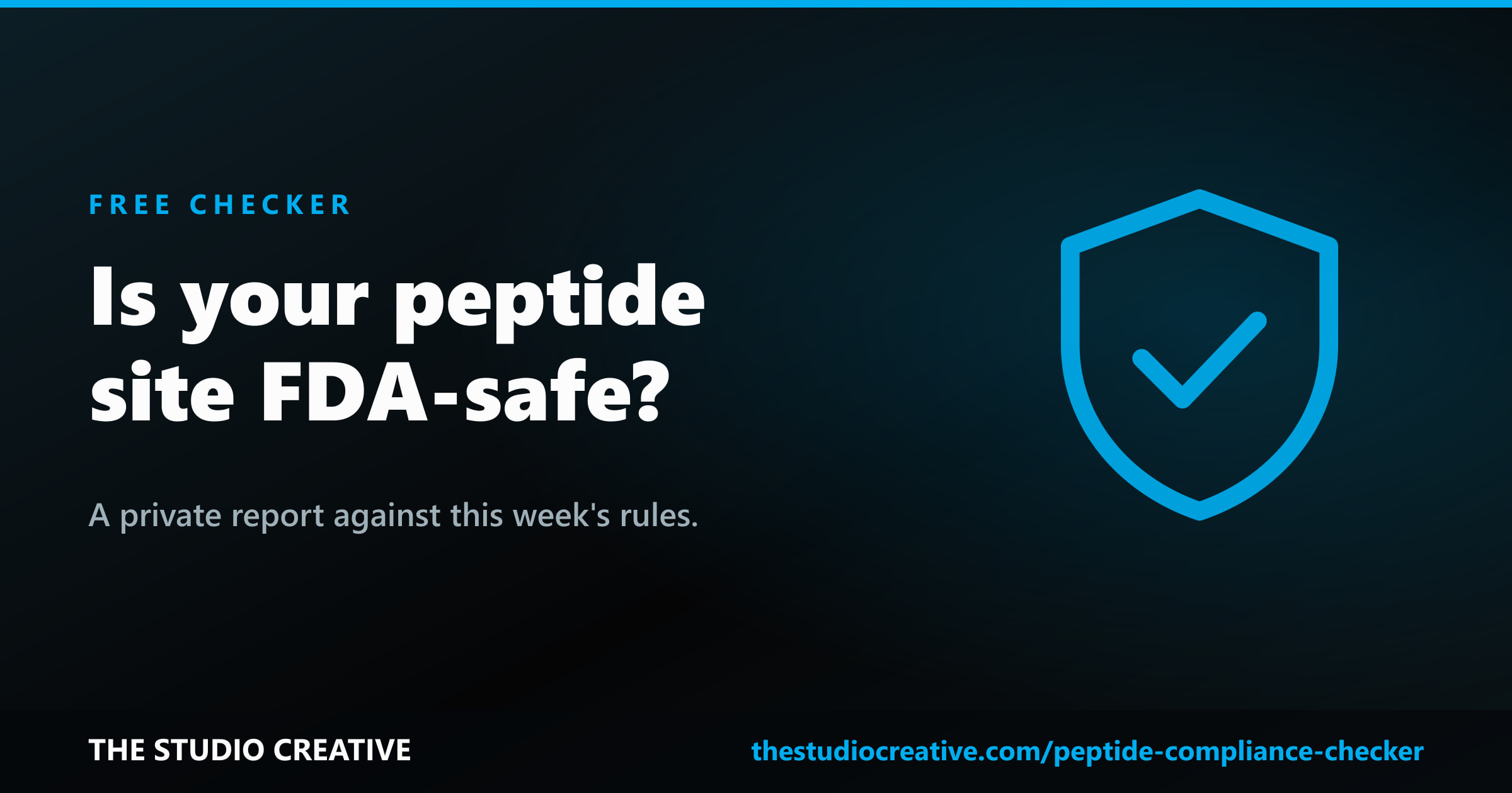 Peptide Compliance Checker